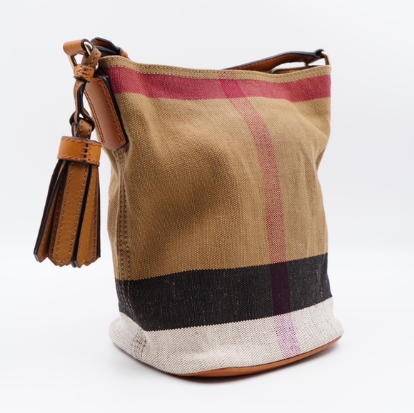 AX19❤️Burberry Ashby Tassel House Check - Picture 5 of 15